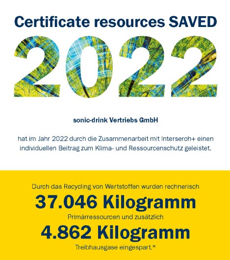 interseroh 2022 Zertifikat